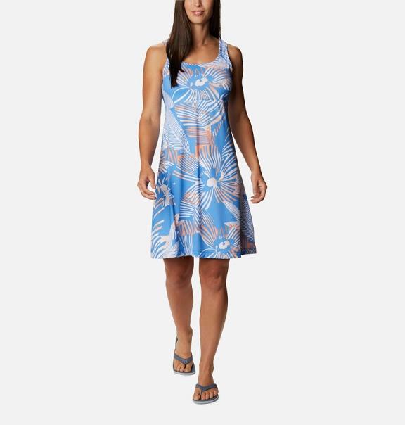 Columbia PFG Freezer III Dresses Blue For Women's NZ25769 New Zealand